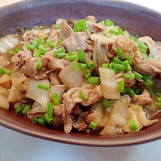 プルコギ♡塩麹で　豚と舞茸と白菜の炒め物♬